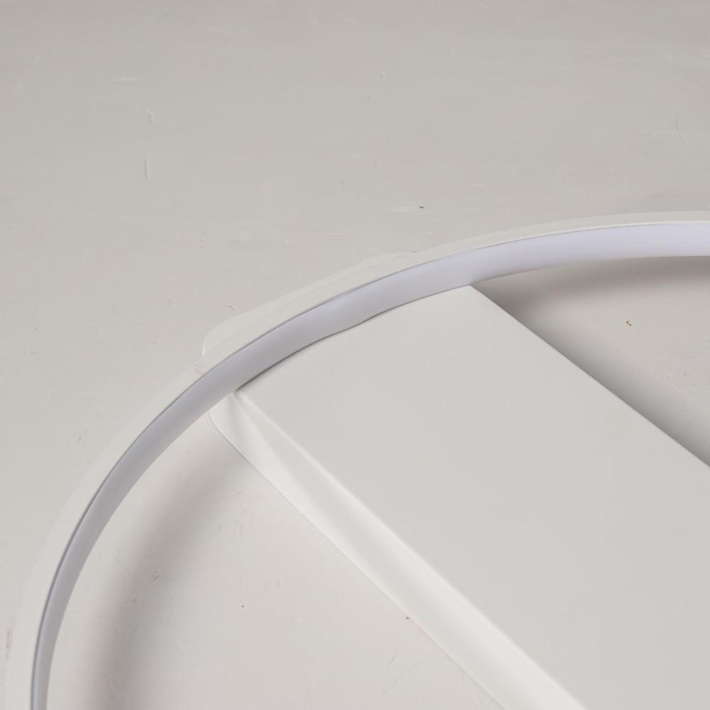 Modern LED Flush Mount Ceiling Light - Circle Rectangle Design