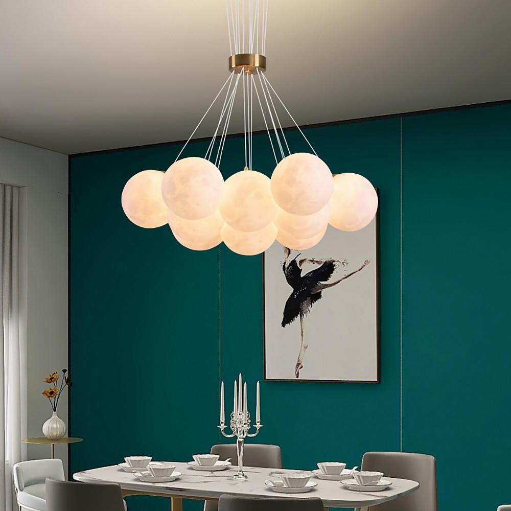Modern Cluster Globe Pendant Light with Glass Shades