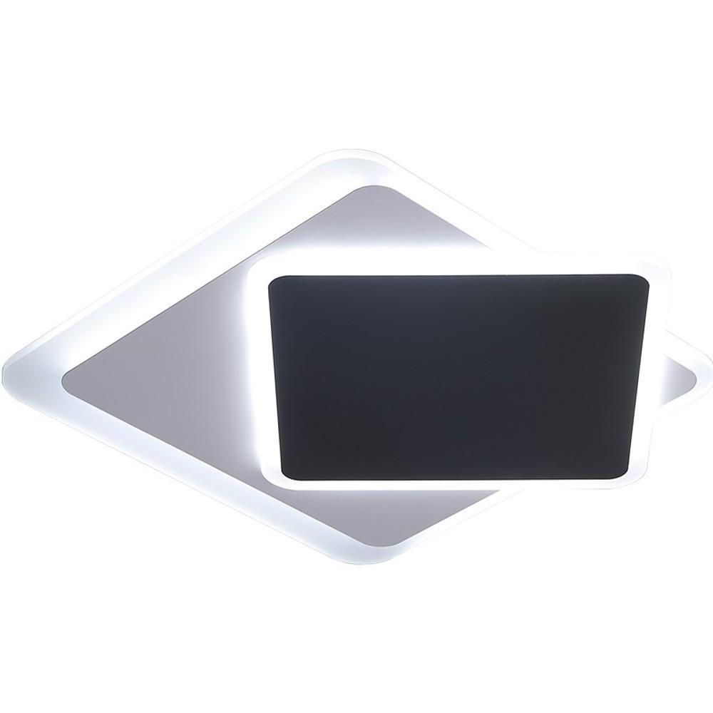 Modern Double Square LED Flush Mount Ceiling Light - Minimalist