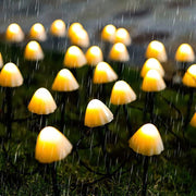 Solar Mushroom String Lights 16.4ft Outdoor Waterproof LED RGB