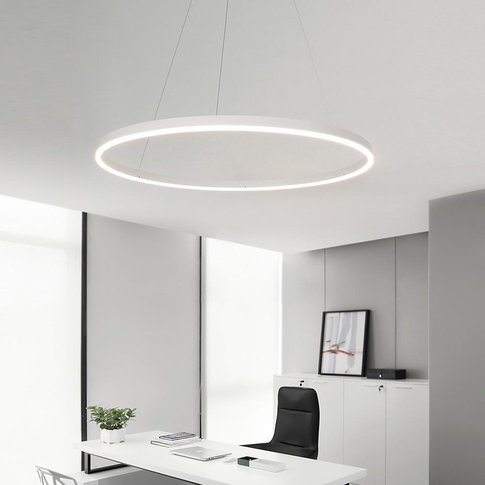 Slimline Circular LED Chandelier Dimmable Modern Ceiling Light