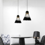 Geometric Metal Pendant Light - Industrial Minimalist Ceiling Lamp