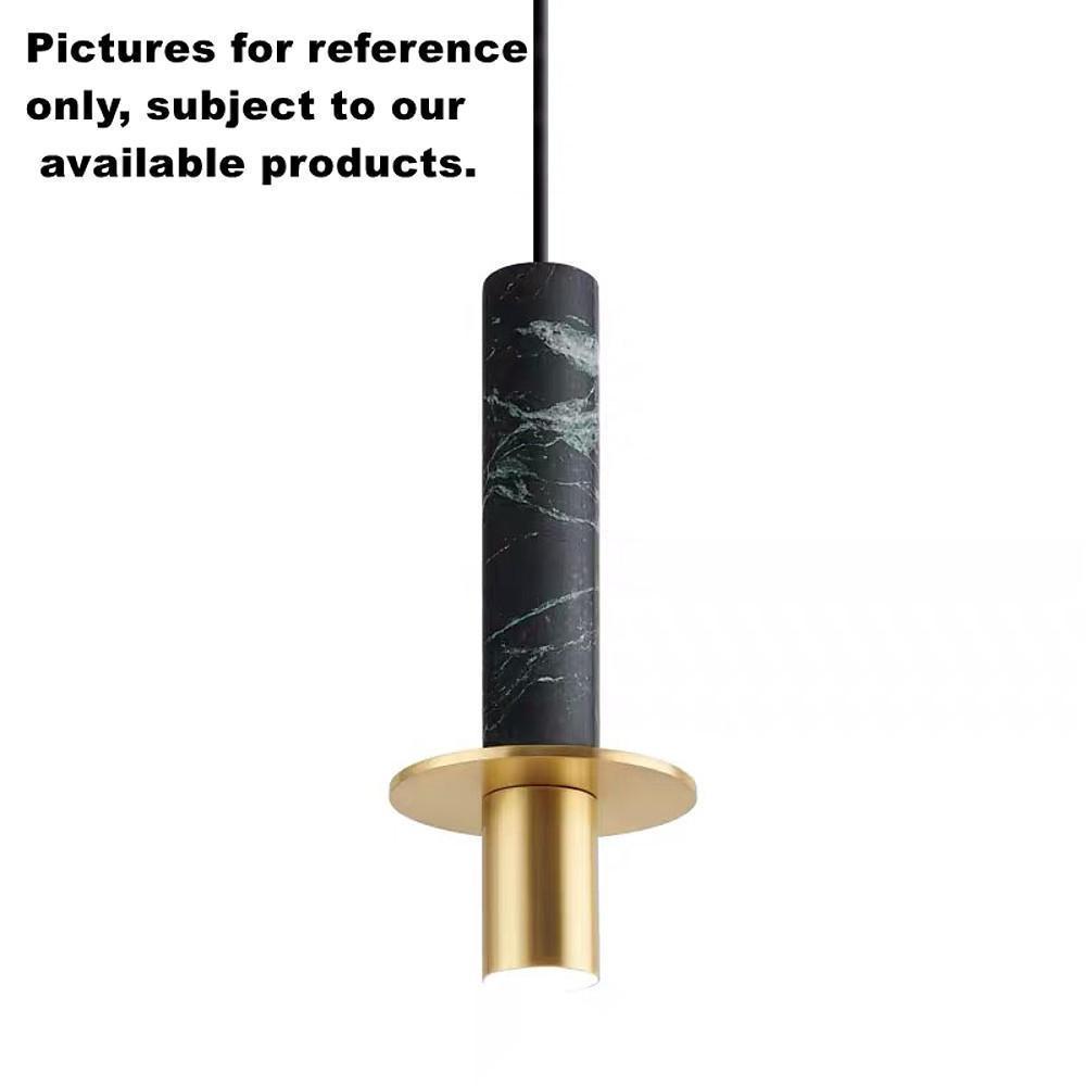 Classic Cylindrical Glass Pendant Light with LED