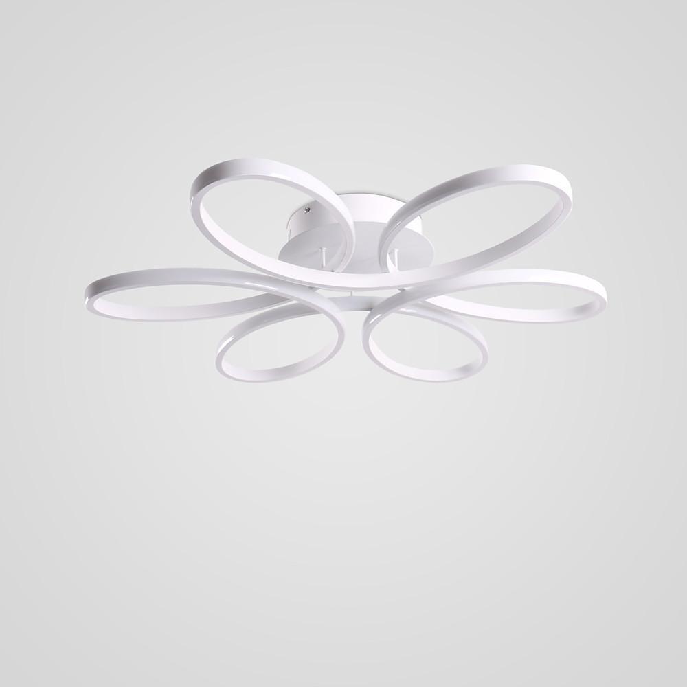 Flower Petal Dimmable LED Flush Mount Ceiling Light