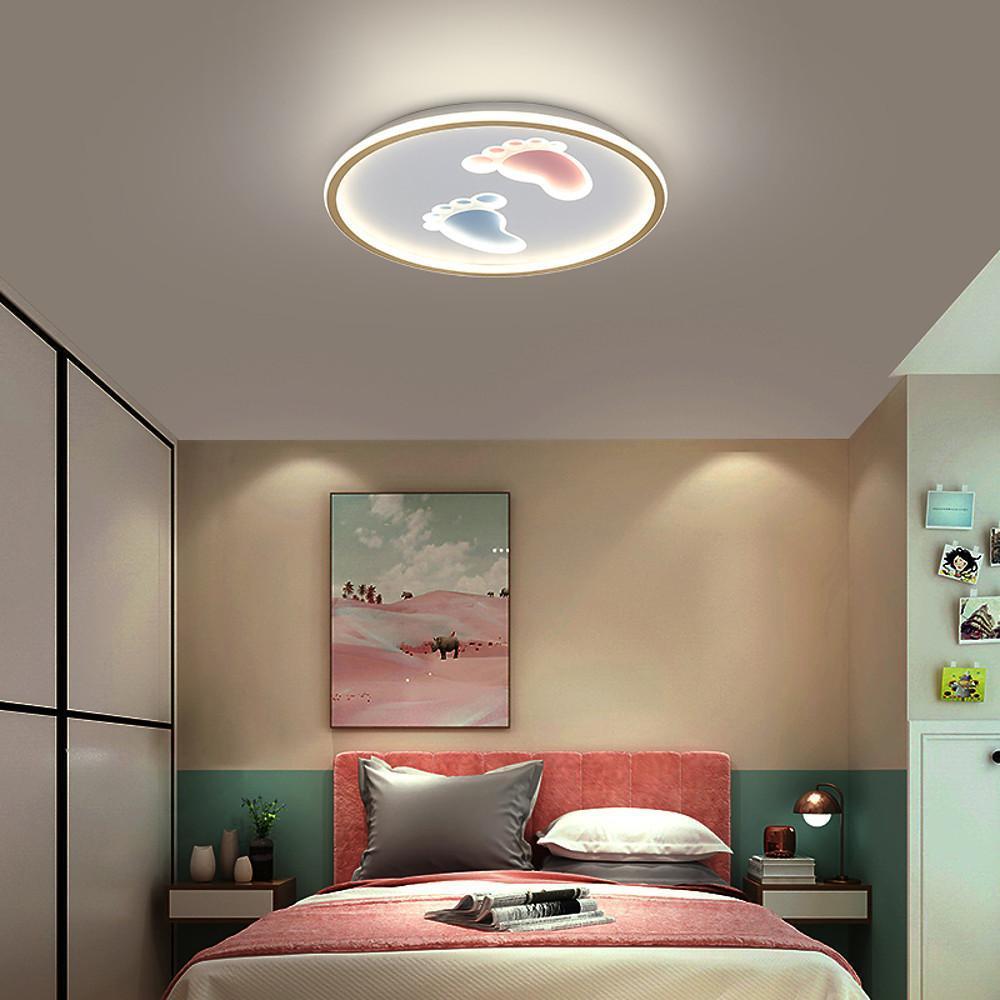 Feet Image Nordic Metal LED Flush Mount Ceiling Light