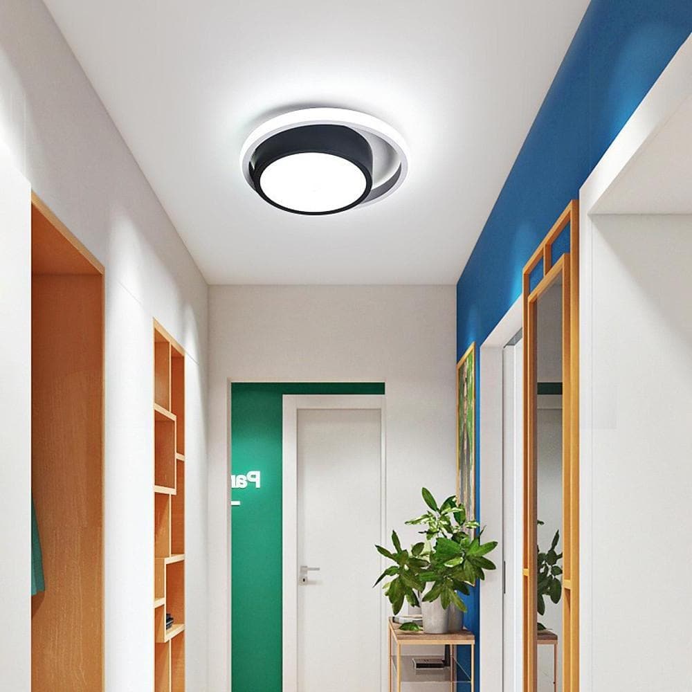 Modern Geometric LED Flush Mount Ceiling Light - Square & Round
