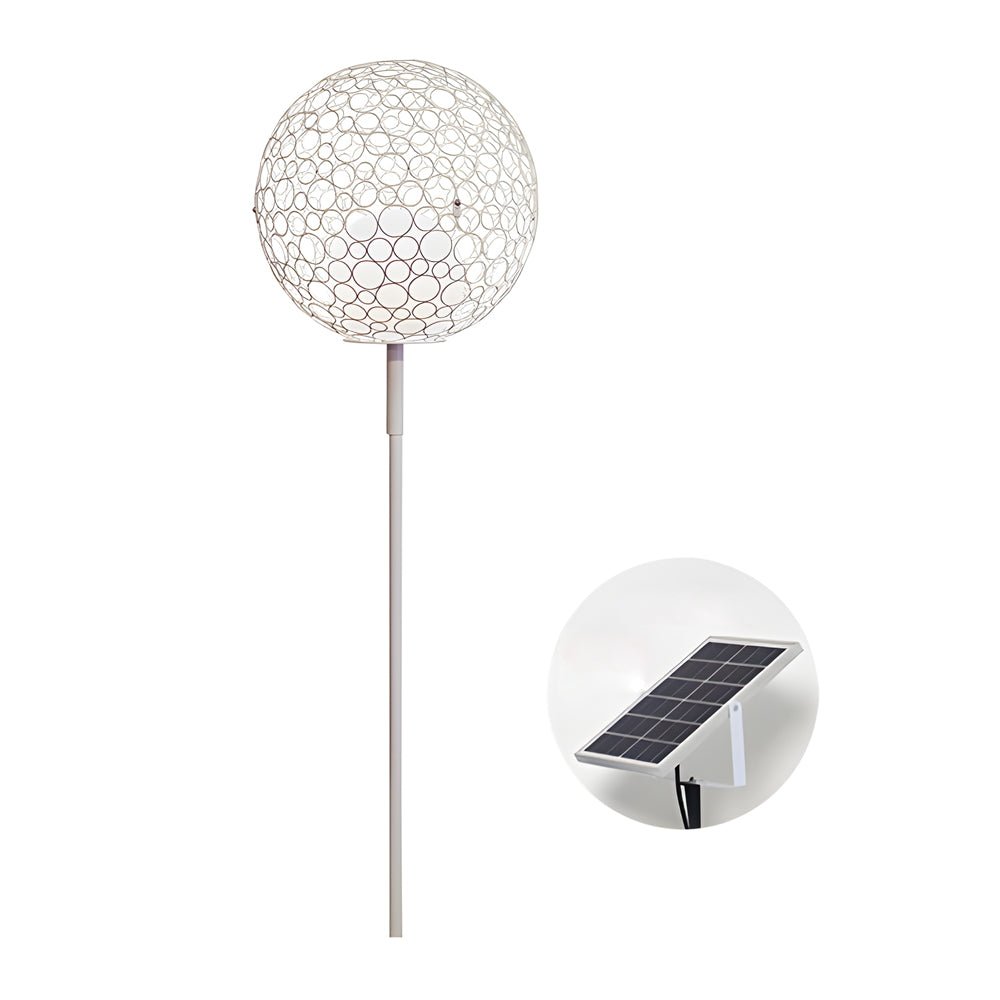 Dandelion Sphere Outdoor Pole Light Modern LED Garden Lighting