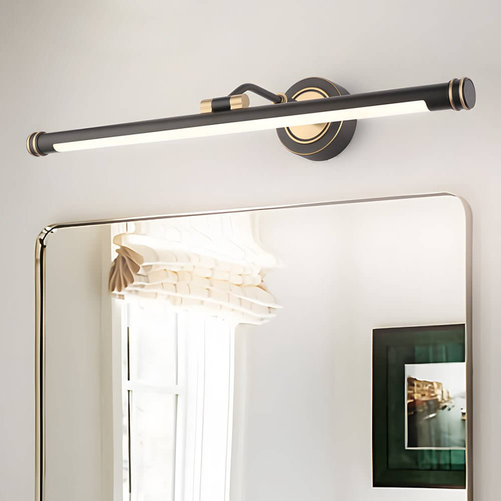 Linear Vintage LED Vanity Light - Copper & PC - Gold/Black