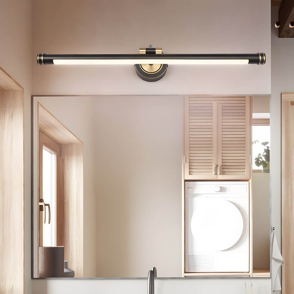 Linear Vintage LED Vanity Light - Copper & PC - Gold/Black