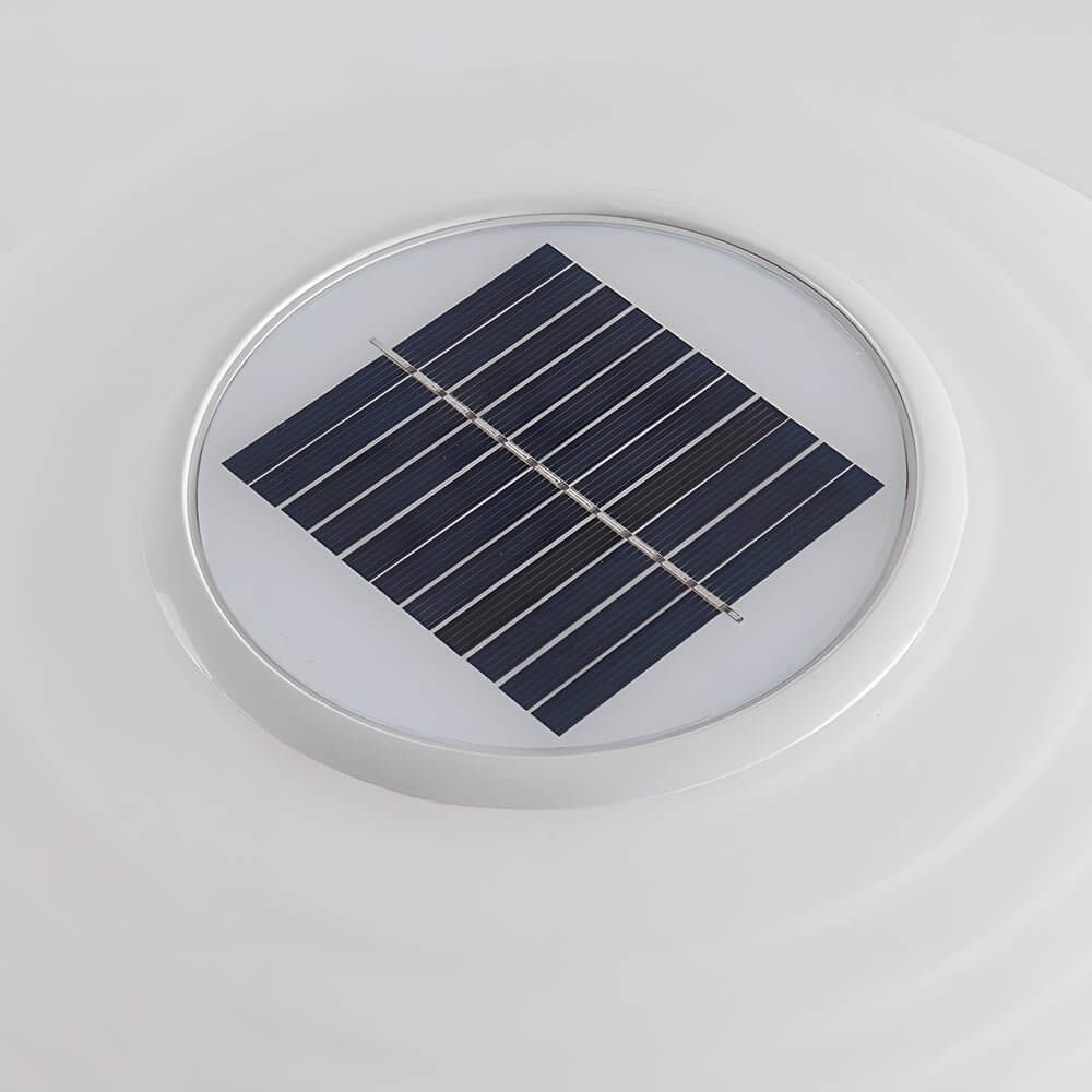 Modern Solar Post Light LED Spiral Design 3 Color Temps IP65