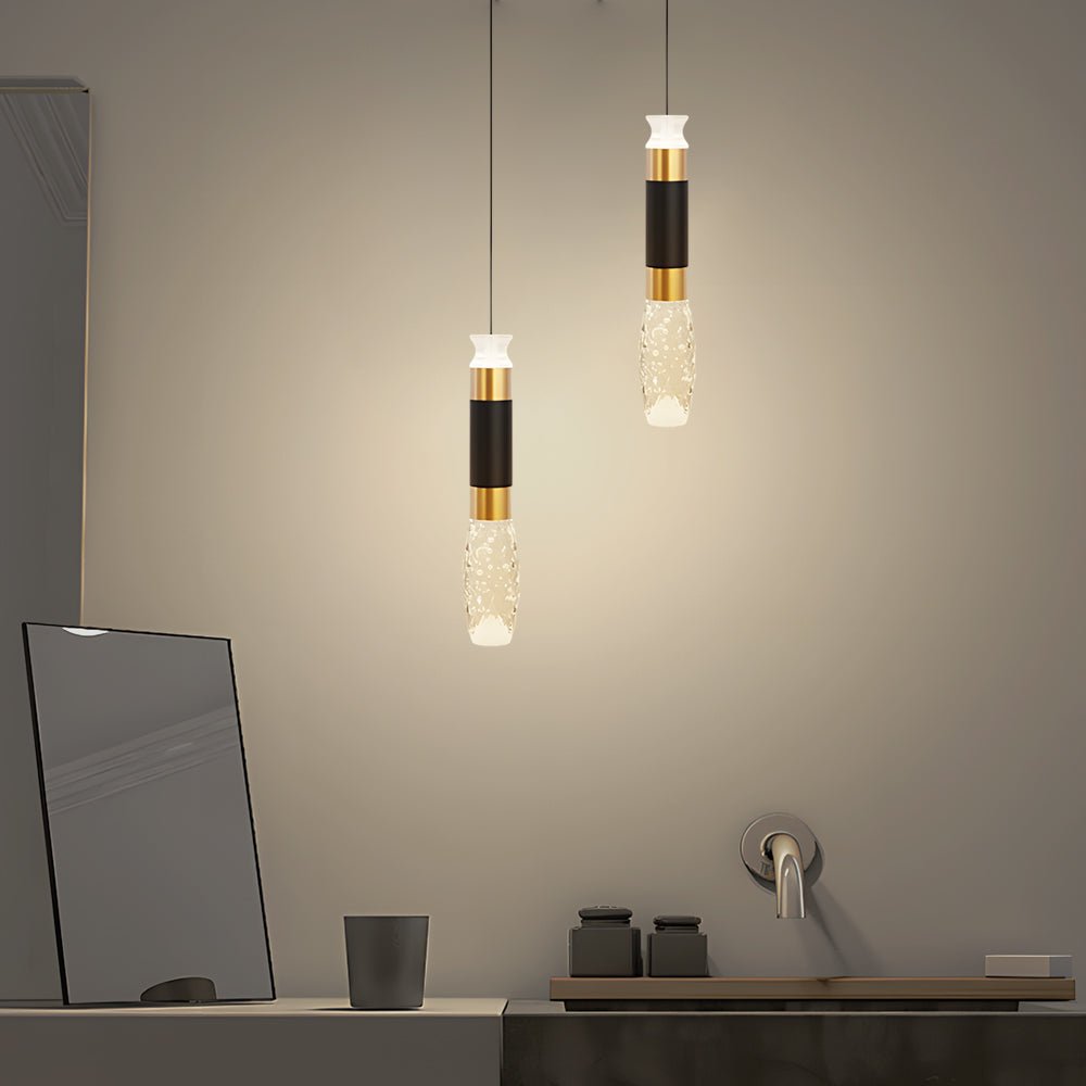 Modern Aluminum LED Pendant Light with 3-Step Dimming