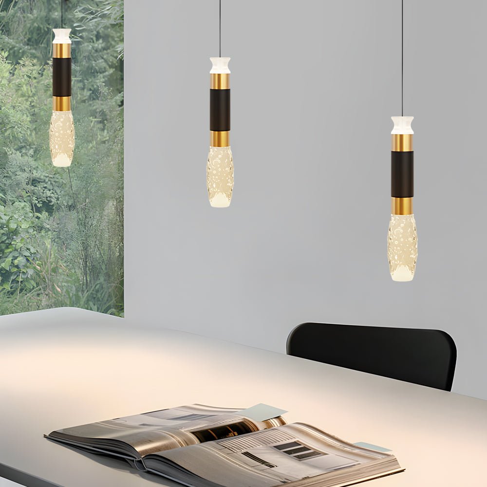 Modern Aluminum LED Pendant Light with 3-Step Dimming