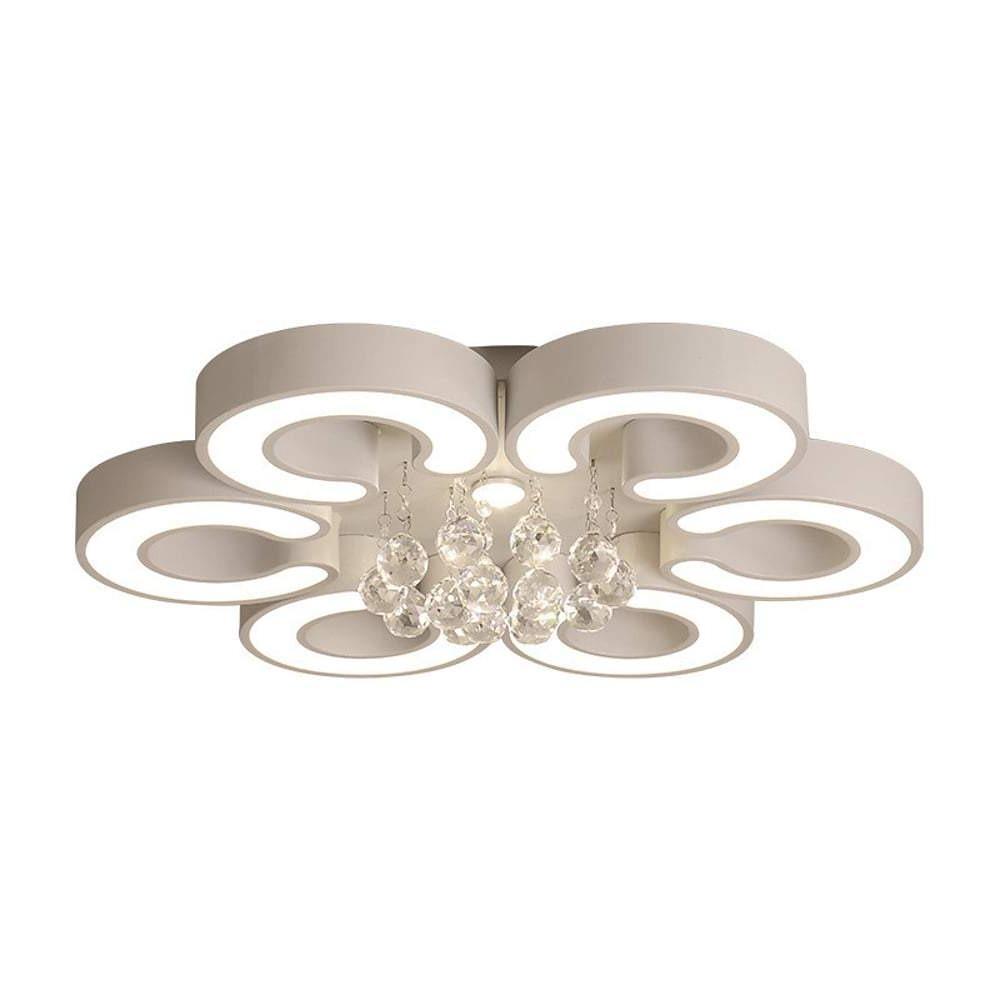 Flower Shaped Dimmable LED Flush Mount Ceiling Light - Modern