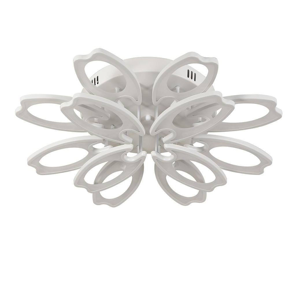 Modern Flower Petal LED Ceiling Light Dimmable Flush Mount