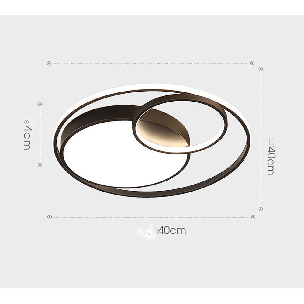 3 Circle Nordic LED Flush Mount Ceiling Light - Modern Metal Design