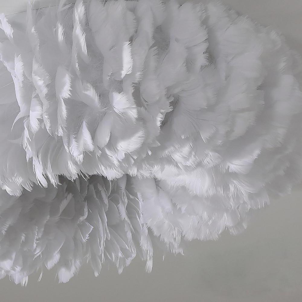 Nordic Feather Pendant Light - Artistic Ambient Ceiling Fixture