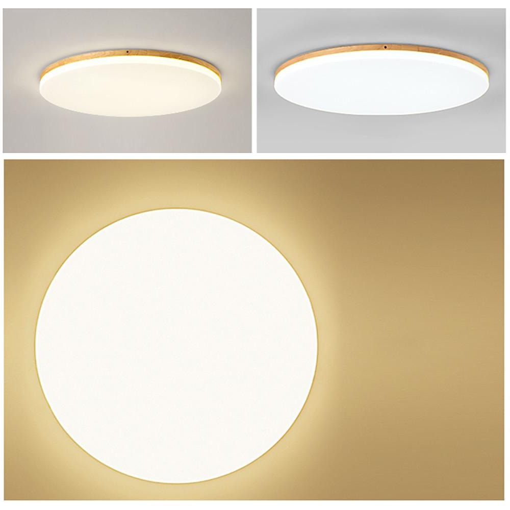 Dimmable LED Flush Mount Ceiling Light – Modern Minimalist Design