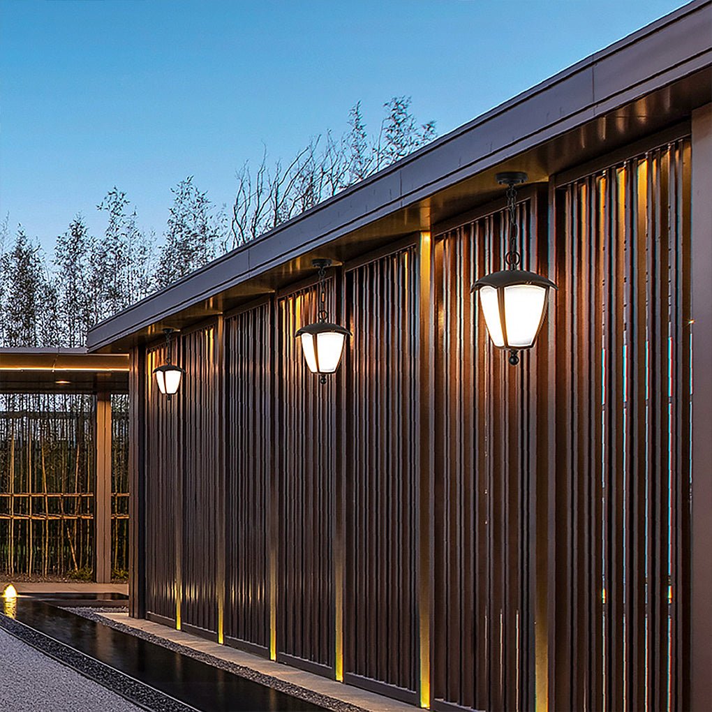 Industrial Outdoor Wall & Post Light – Versatile Black Iron Fixture