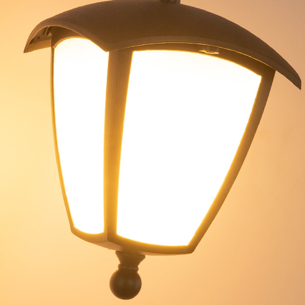 Industrial Outdoor Wall & Post Light – Versatile Black Iron Fixture