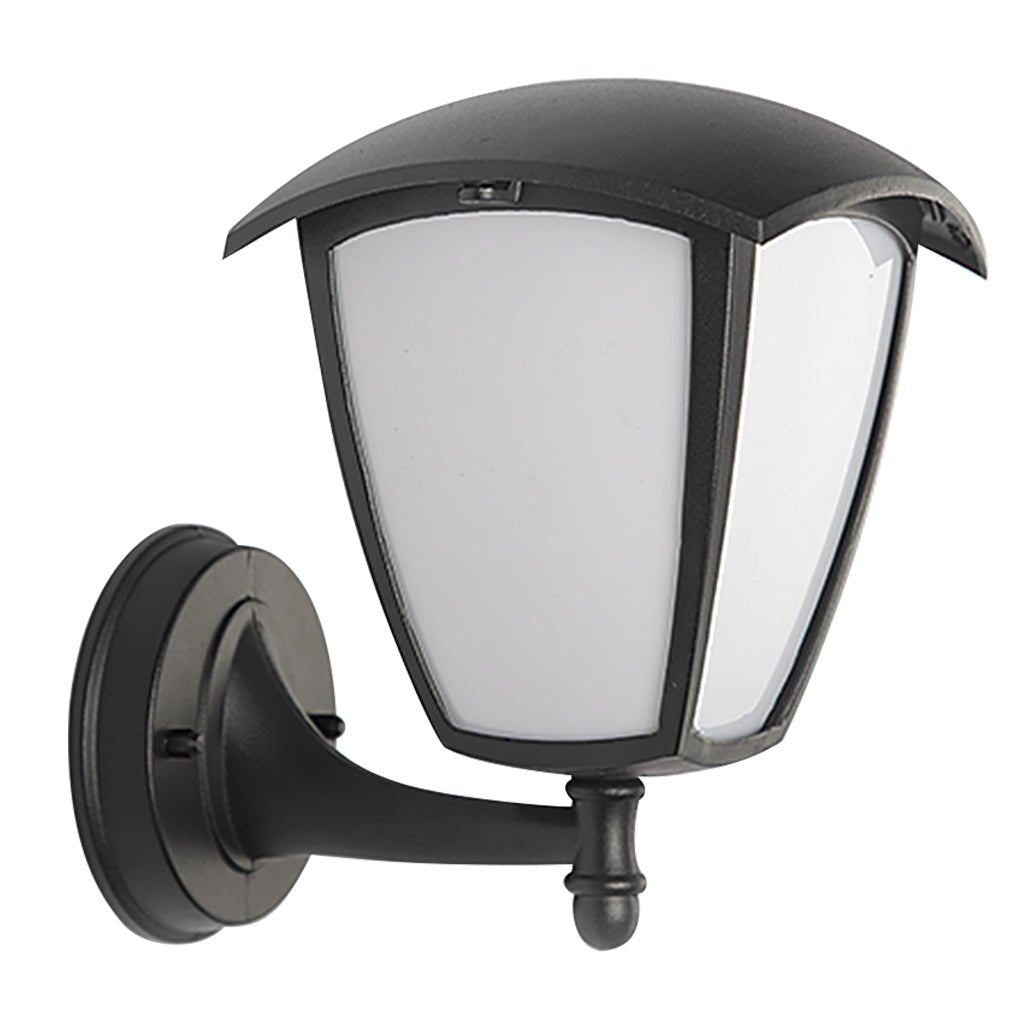 Industrial Outdoor Wall & Post Light – Versatile Black Iron Fixture