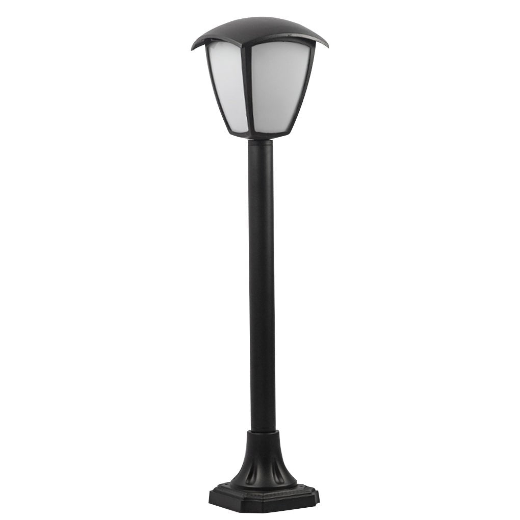 Industrial Outdoor Wall & Post Light – Versatile Black Iron Fixture