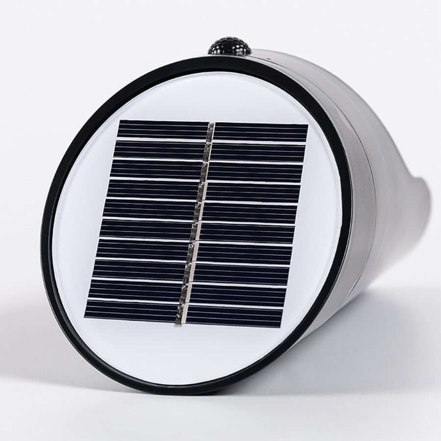 Solar LED Outdoor Wall Lamp with Motion Sensor - Modern Minimalist