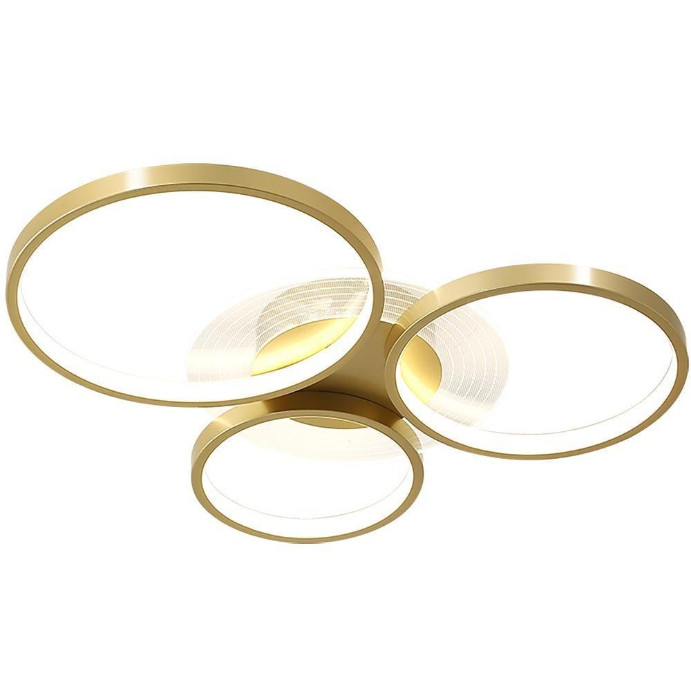 Nordic Circles LED Flush Mount Ceiling Light Metal Acrylic
