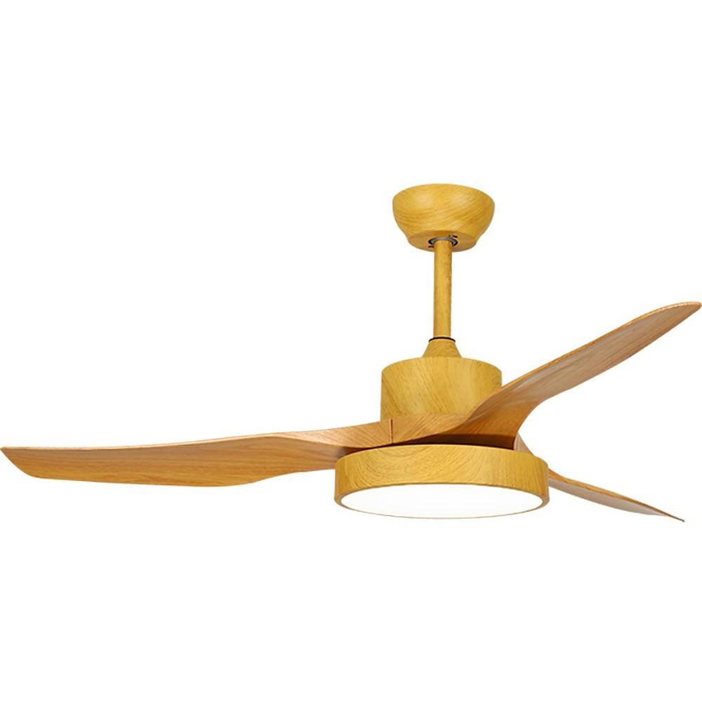 3-Blade Ceiling Fan with Dimmable LED Light - Nordic Modern Style