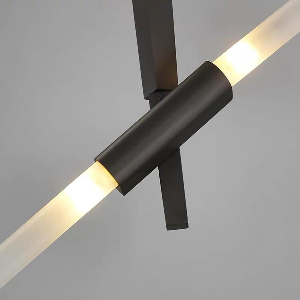 Modern Sputnik Chandelier 10-Light Glass Metal Pendant