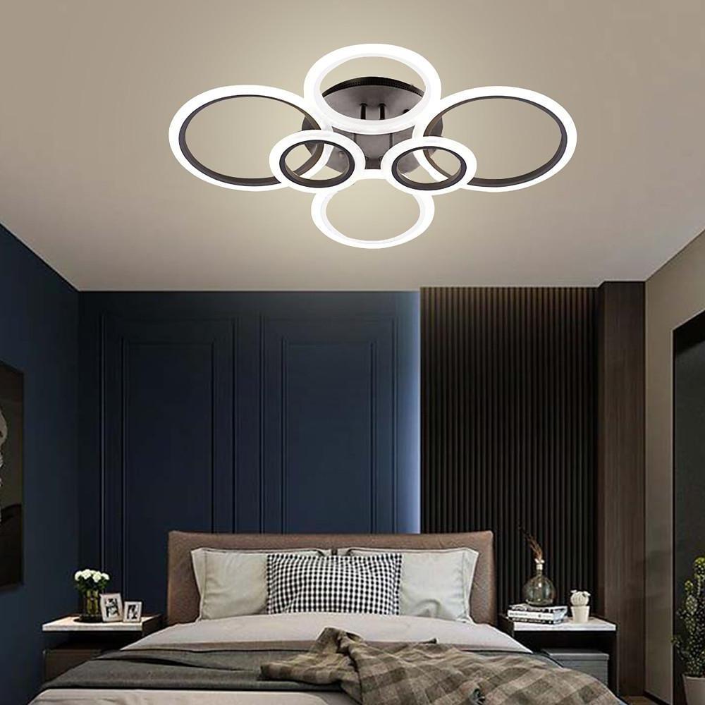 Modern Circular Aluminum Flush Mount LED Ceiling Light