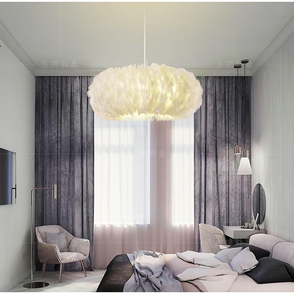 Nordic Feather Pendant Light - Artistic Ambient Ceiling Fixture