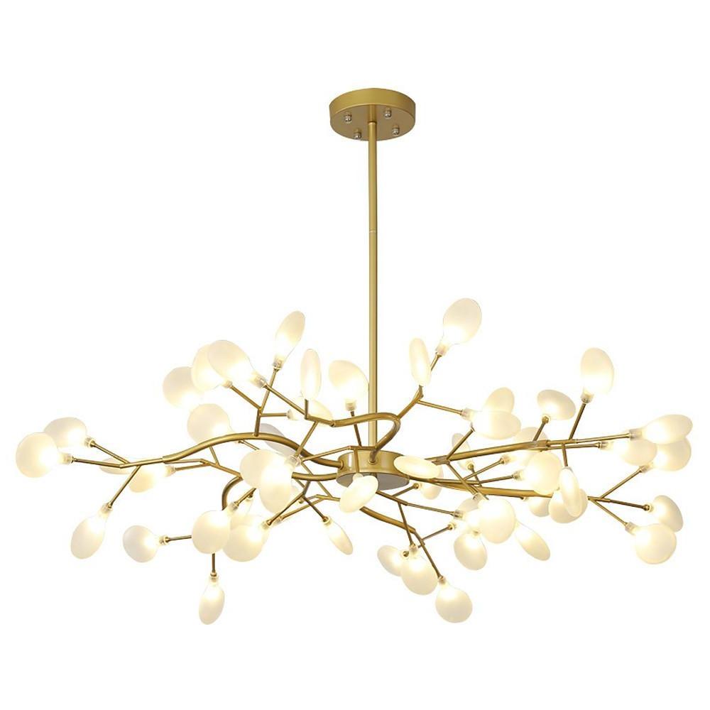 Sputnik Chandelier Modern Firefly Design Aluminum Acrylic Ceiling
