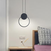 Geometric Dimmable LED Pendant Light – Modern Aluminum Hanging Lamp