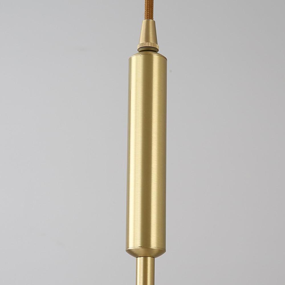 Rounded Rectangular Copper LED Pendant Light