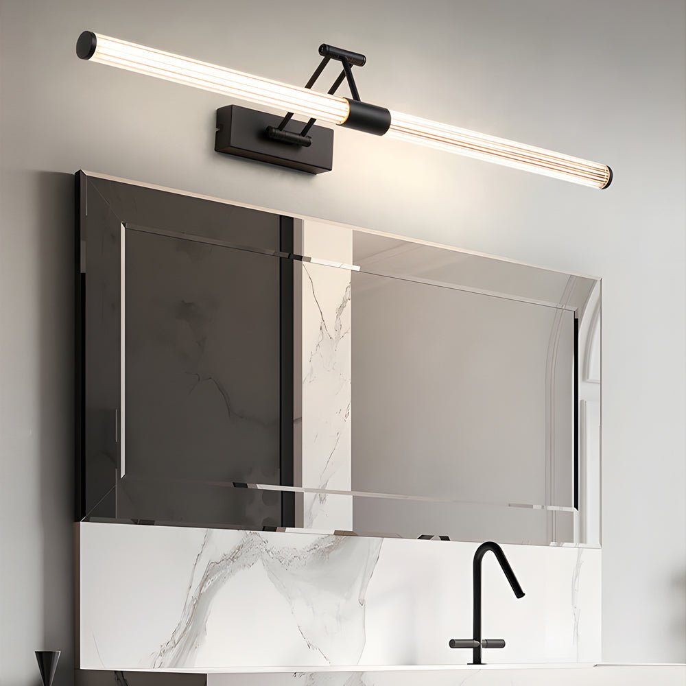 Adjustable LED Vanity Light with Dual Swing Arms - Modern Bathroom