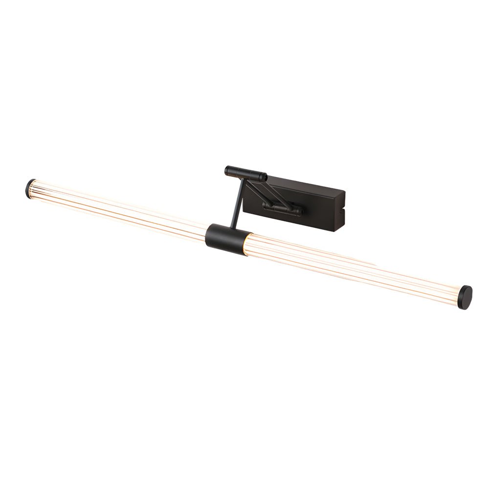 Adjustable LED Vanity Light with Dual Swing Arms - Modern Bathroom