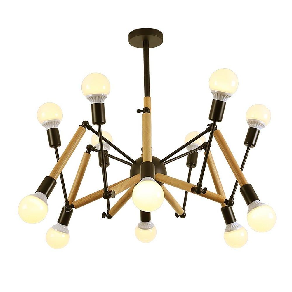 12-Light Sputnik Chandelier Nordic Modern Metal Pendant Light