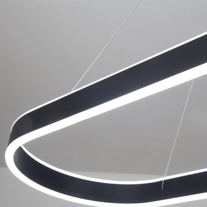 Modern LED Dimmable Pendant Light – Rounded Rectangle Design