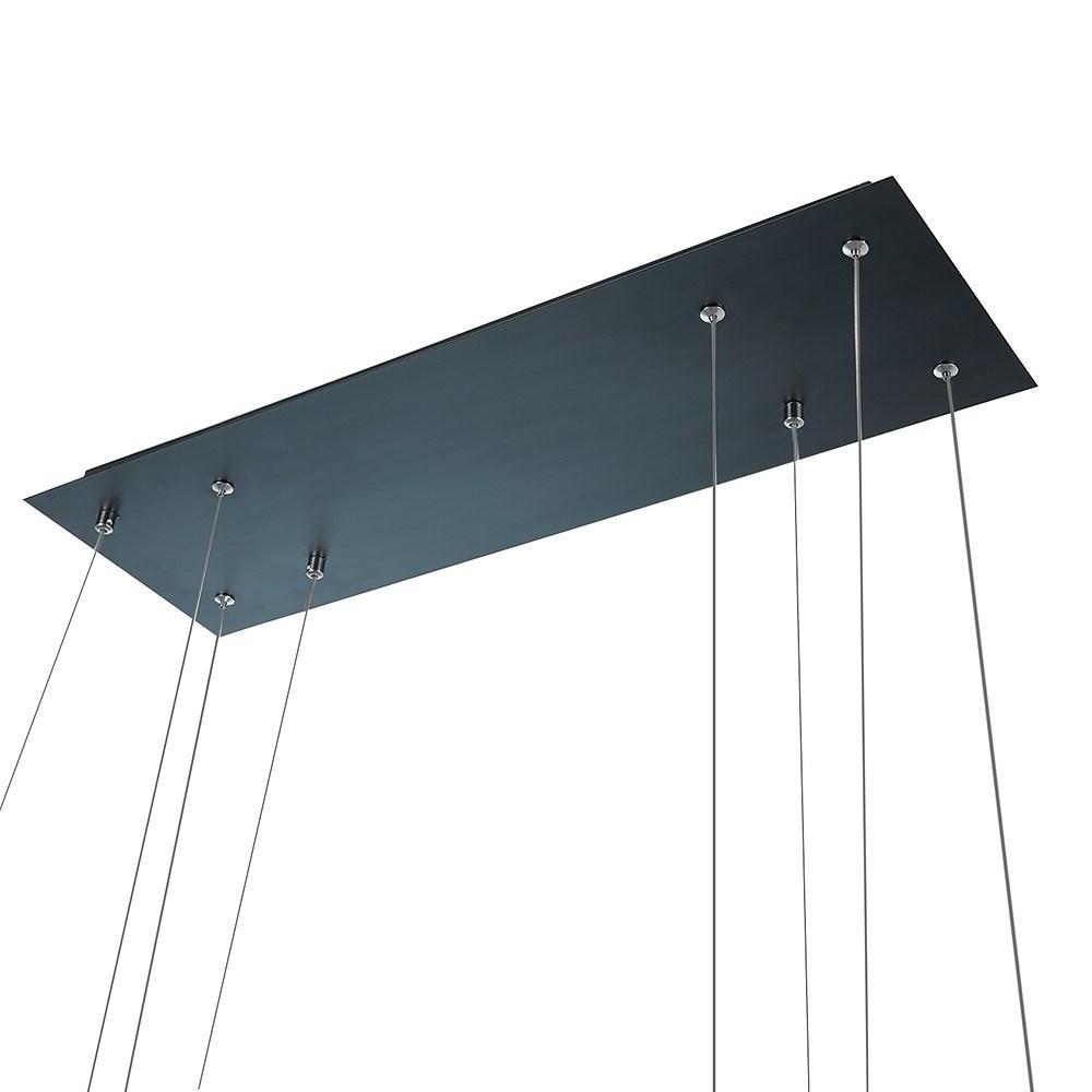 Rectangular LED Modern Chandelier Aluminum Pendant Light