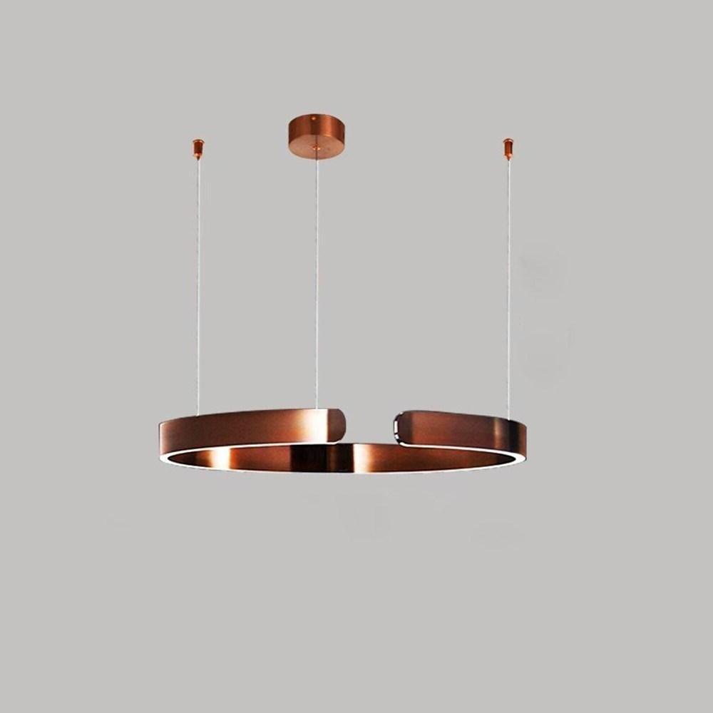 Open Ring LED Pendant Light – Electroplated Stainless Steel