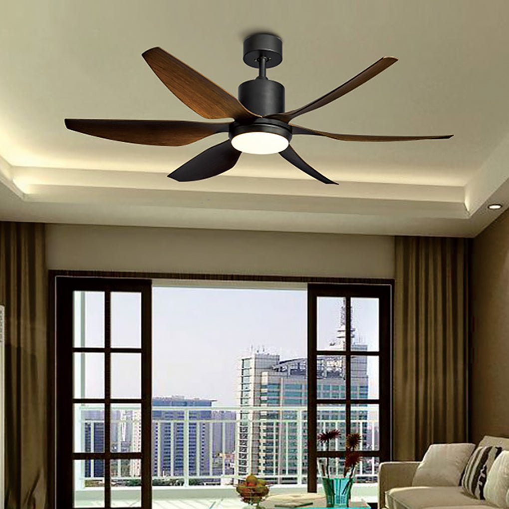 66 Inch Silent DC Ceiling Fan with Dimmable LED Light & Remote