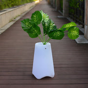 Modern LED Illuminated Planter Pot with Solar & Hardwired Options