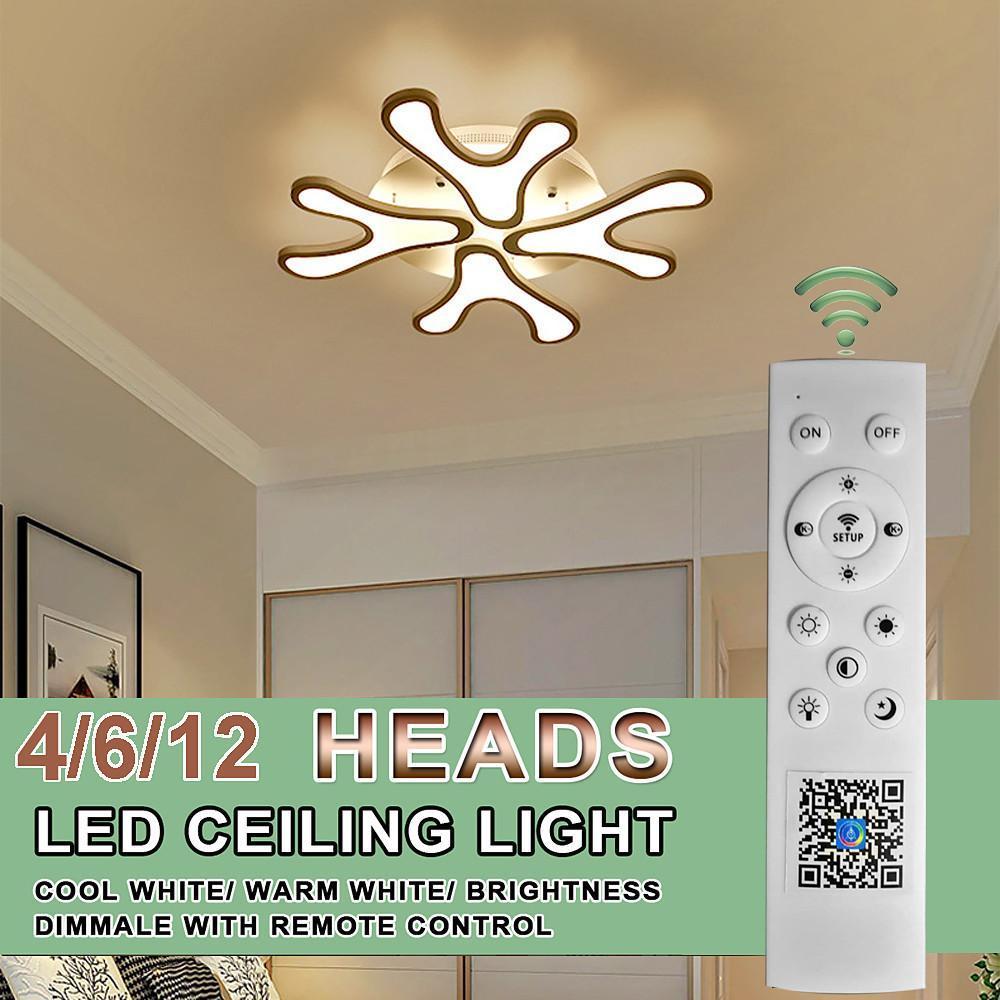 Nordic Flower Dimmable LED Flush Mount Ceiling Light