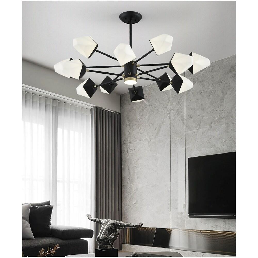 Geometric Pendant Light Nordic Metal Acrylic LED Ceiling Fixture
