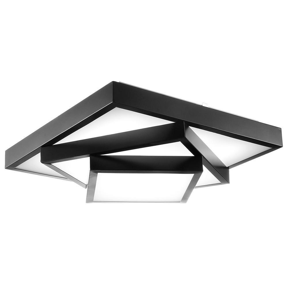 Overlapping Square Dimmable LED Flush Mount Ceiling Light
