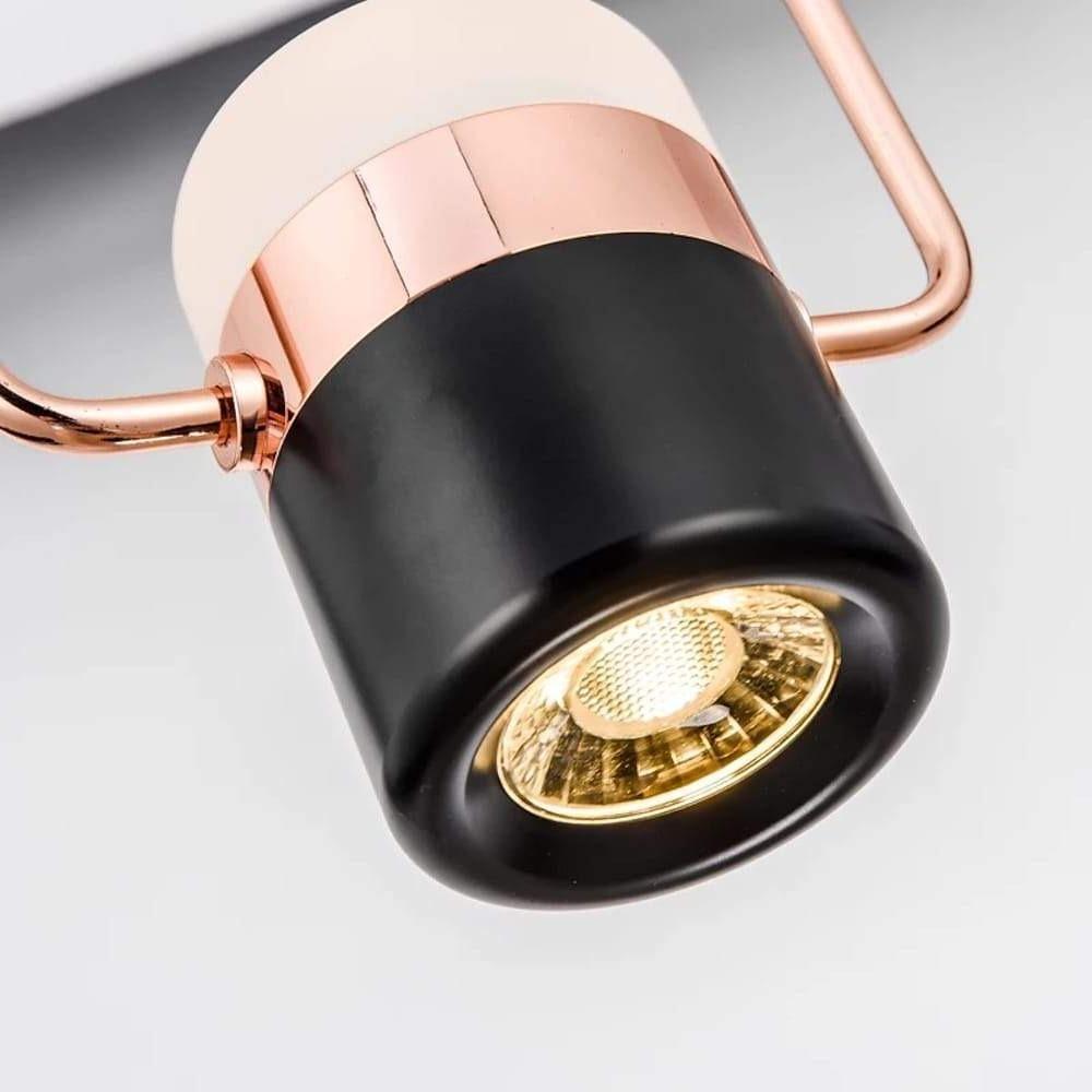 Modern Microphone Pendant Light with Integrated LED - Black & White