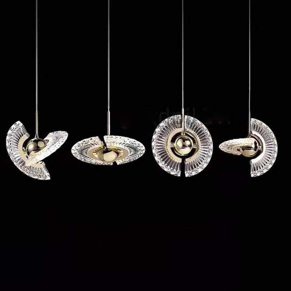 Adjustable Circle LED Pendant Light Nordic Modern Island Lamp