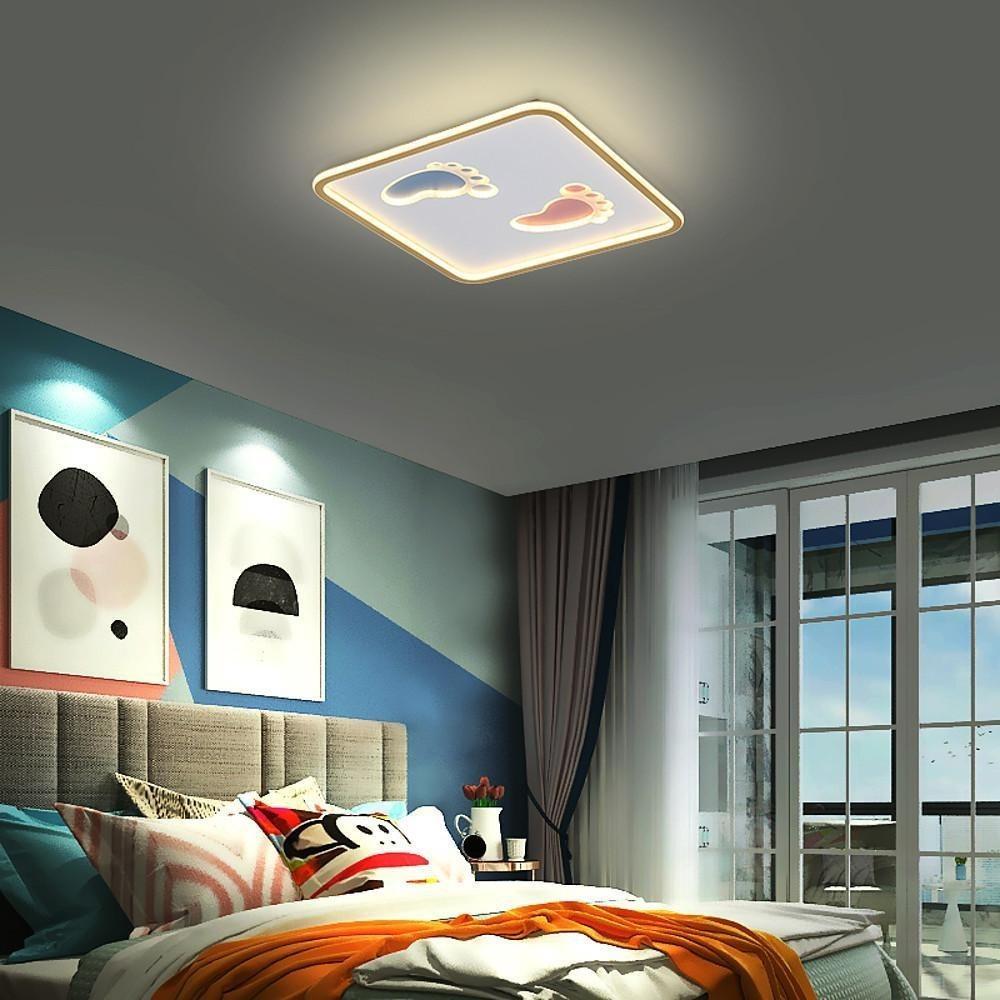 Feet Image Nordic Metal LED Flush Mount Ceiling Light