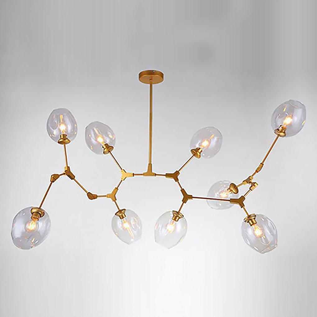 Bubble Sputnik Chandelier - 5 to 11 Lights, Gold Finish