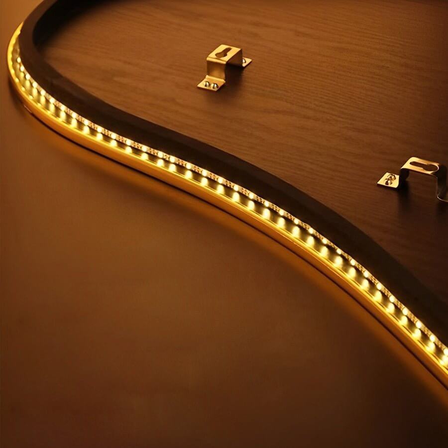 Feather LED Wall Art with Remote Control - Modern Decorative Lighting